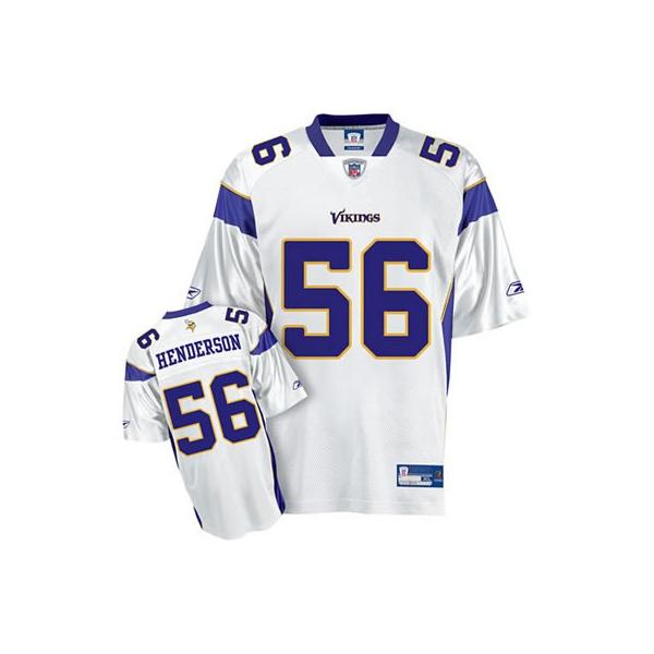 E.J.Henderson Minnesota Football Jersey - Minnesota #56 Football Jersey(White)