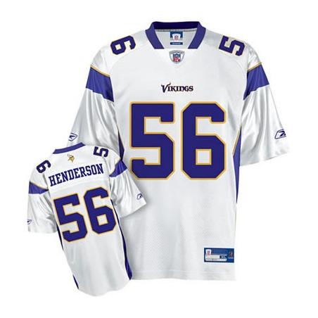 E.J.Henderson Minnesota Football Jersey - Minnesota #56 Football Jersey(White)