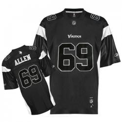 Jared Allen Minnesota Football Jersey - Minnesota #69 Football Jersey(Black)