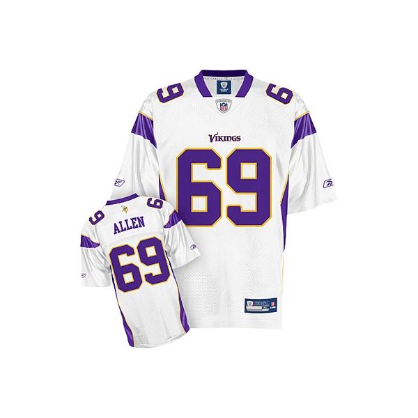 Jared Allen Minnesota Football Jersey - Minnesota #69 Football Jersey(White)