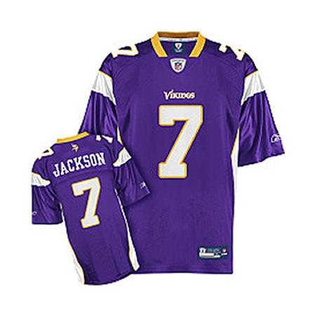 Tarvaris Jackson Minnesota Football Jersey - Minnesota #7 Football Jersey(Purple)