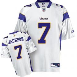 Tarvaris Jackson Minnesota Football Jersey - Minnesota #7 Football Jersey(White)