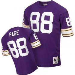 Alan Page Minnesota Football Jersey - Minnesota #88 Football Jersey(Purple Throwback)