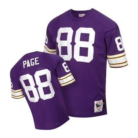 Alan Page Minnesota Football Jersey - Minnesota #88 Football Jersey(Purple Throwback)