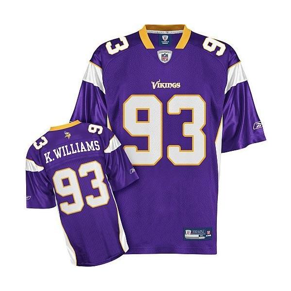 Kevin Williams Minnesota Football Jersey - Minnesota #93 Football Jersey(Purple)