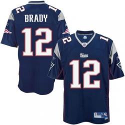 Tom Brady New England Football Jersey - New England #12 Football Jersey(Blue)