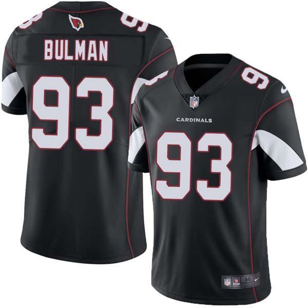 Black Tim Bulman Cardinals #93 Stitched American Football Jersey Custom Sewn-on Patches Mens Womens Youth