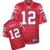 Tom Brady New England Football Jersey - New England #12 Football Jersey(Red)