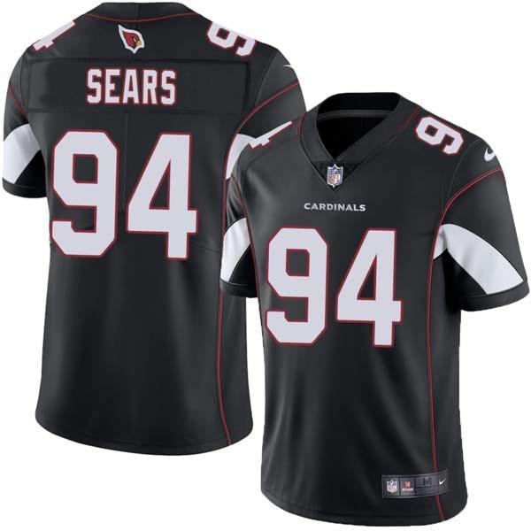 Black Corey Sears Cardinals #94 Stitched American Football Jersey Custom Sewn-on Patches Mens Womens Youth