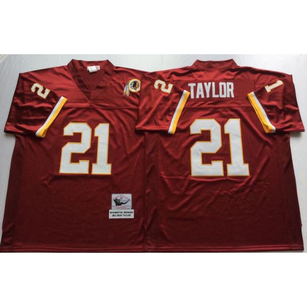 SEAN TAYLOR Washington Football Jersey - Washington #21 Football Jersey(Red Throwback)