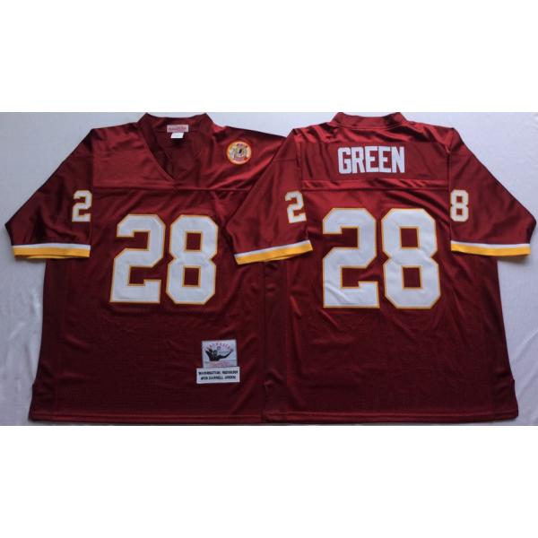 Darrell Green Washington Football Jersey - Washington #28 Football Jersey(Red Throwback)