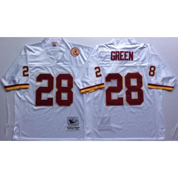 Darrell Green Washington Football Jersey - Washington #28 Football Jersey(White Throwback)