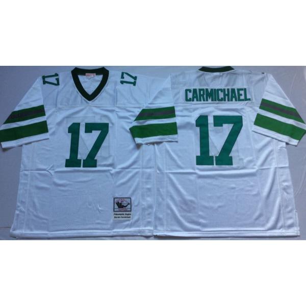 Harold Carmichael Philadelphia Football Jersey - Philadelphia #17 Football Jersey(White Throwback)