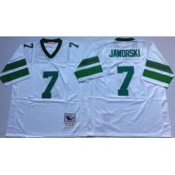 Ron Jaworski Philadelphia Football Jersey - Philadelphia #7 Football Jersey(White Throwback)