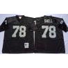 Art Shell Oakland Football Jersey - Oakland #78 Football Jersey(Black Throwback)