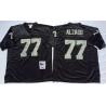 Lyle Alzado Oakland Football Jersey - Oakland #77 Football Jersey(Black Throwback)