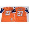 Steve Atwater Denver Football Jersey - Denver #27 Football Jersey(Orange Throwback)