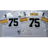 Joe Greene Pittsburgh Football Jersey - Pittsburgh #75 Football Jersey(White Throwback)