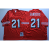 Sanders San Francisco Football Team Jersey -San Francisco #21Deion Sanders Jersey (Red, 75th Throwback)