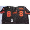 Steve Young SF Football Jersey - SF #8 Football Jersey(Black Throwback)