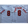 YOUNG SF #8 Football Jersey - Steve Young Football Jersey (White, 75th throwback)