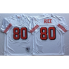 Jerry Rice SF Football Jersey - SF #80 Football Jersey(White, 75th Throwback)