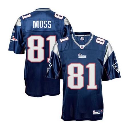 Randy Moss New England Football Jersey - New England #81 Football Jersey(Blue)