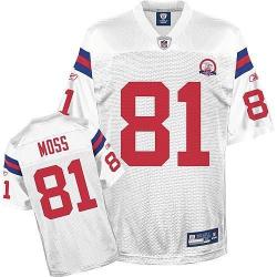 Randy Moss New England Football Jersey - New England #81 Football Jersey(White 50th)