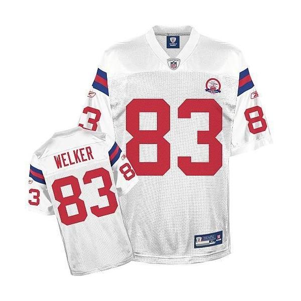 Wes Welker New England Football Jersey - New England #83 Football Jersey(White 50th)