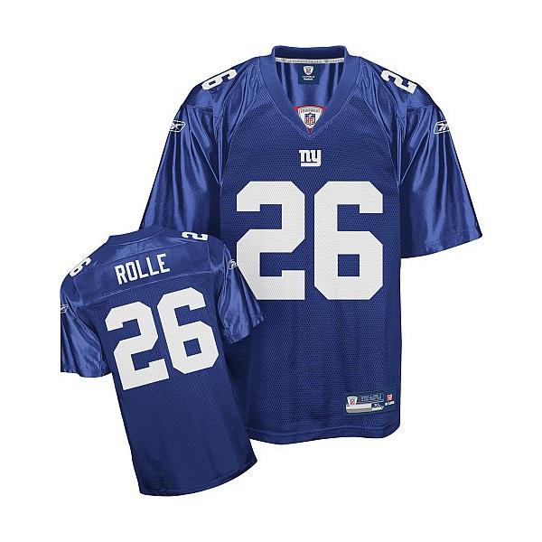 Antrel Rolle NY-G Football Jersey - NY-G #26 Football Jersey(Blue)