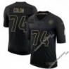 Black Willie Colon Steelers #74 Stitched Salute to Service Football Jersey Mens Womens Youth