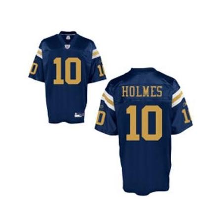 Santonio Holmes NY-J Football Jersey - NY-J #10 Football Jersey(Blue)