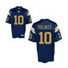 Santonio Holmes NY-J Football Jersey - NY-J #10 Football Jersey(Blue)