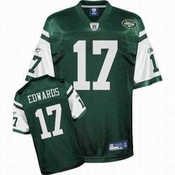 Braylon Edwards NY-J Football Jersey - NY-J #17 Football Jersey(Green)