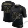 Black Bob Gunderman Steelers #82 Stitched Salute to Service Football Jersey Mens Womens Youth