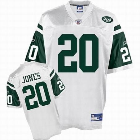 Thomas Jones NY-J Football Jersey - NY-J #20 Football Jersey(White)