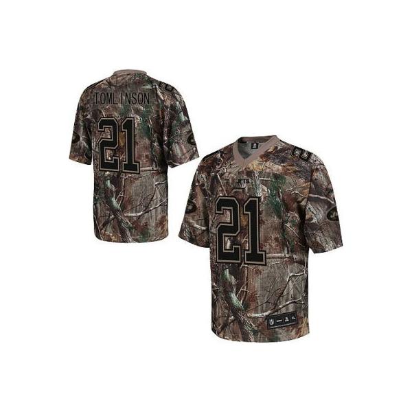 LaDainian Tomlinson NY-J Football Jersey - NY-J #21 Football Jersey(Camo)