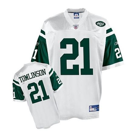 LaDainian Tomlinson NY-J Football Jersey - NY-J #21 Football Jersey(White)