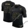 Black Larry Brown Steelers #87 Stitched Salute to Service Football Jersey Mens Womens Youth