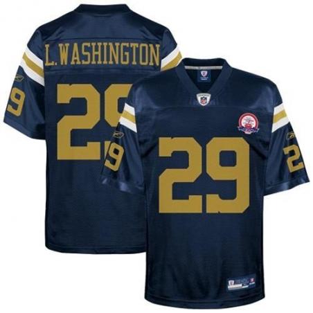 Leon Washington NY-J Football Jersey - NY-J #29 Football Jersey(Blue 50th)