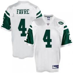 Brett Favre NY-J Football Jersey - NY-J #4 Football Jersey(White)