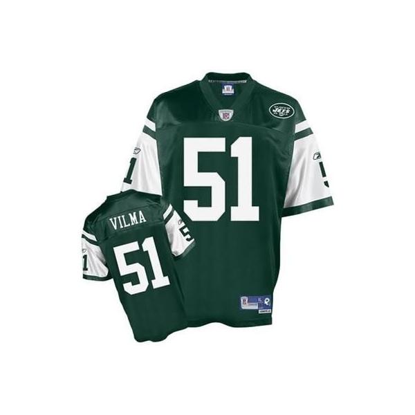 Jonathan Vilma NY-J Football Jersey - NY-J #51 Football Jersey(Green)