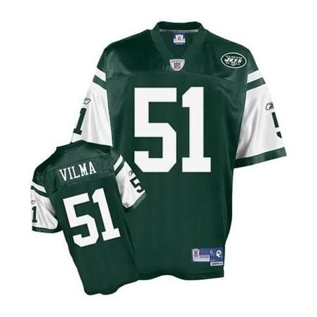 Jonathan Vilma NY-J Football Jersey - NY-J #51 Football Jersey(Green)