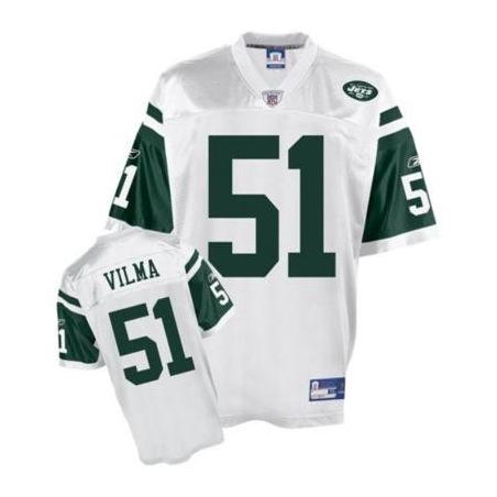 Jonathan Vilma NY-J Football Jersey - NY-J #51 Football Jersey(White)