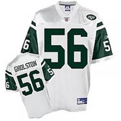 Vernon Gholston NY-J Football Jersey - NY-J #56 Football Jersey(White)