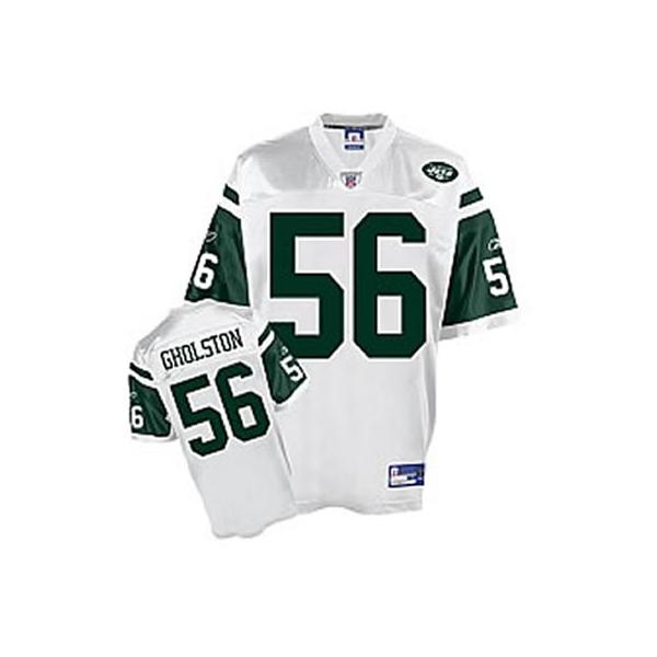 Vernon Gholston NY-J Football Jersey - NY-J #56 Football Jersey(White)