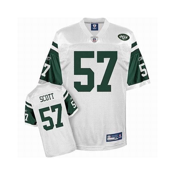 Bart Scott NY-J Football Jersey - NY-J #57 Football Jersey(White)