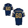 D Brickashaw Ferguson NY-J Football Jersey - NY-J #60 Football Jersey(Blue)