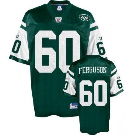 D Brickashaw Ferguson NY-J Football Jersey - NY-J #60 Football Jersey(Green)