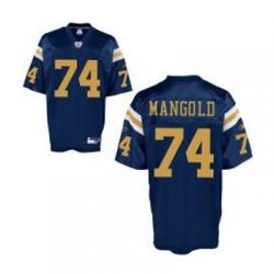 Nick Mangold NY-J Football Jersey - NY-J #74 Football Jersey(Blue)